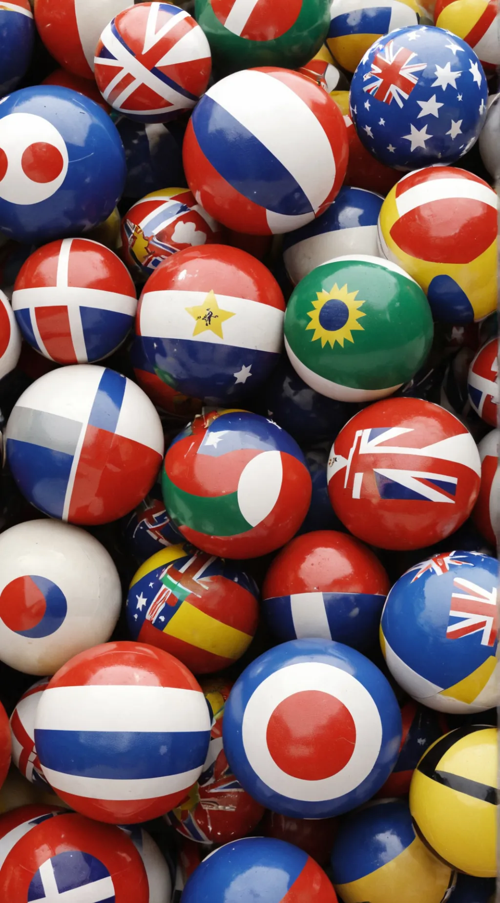 ai character: country balls background