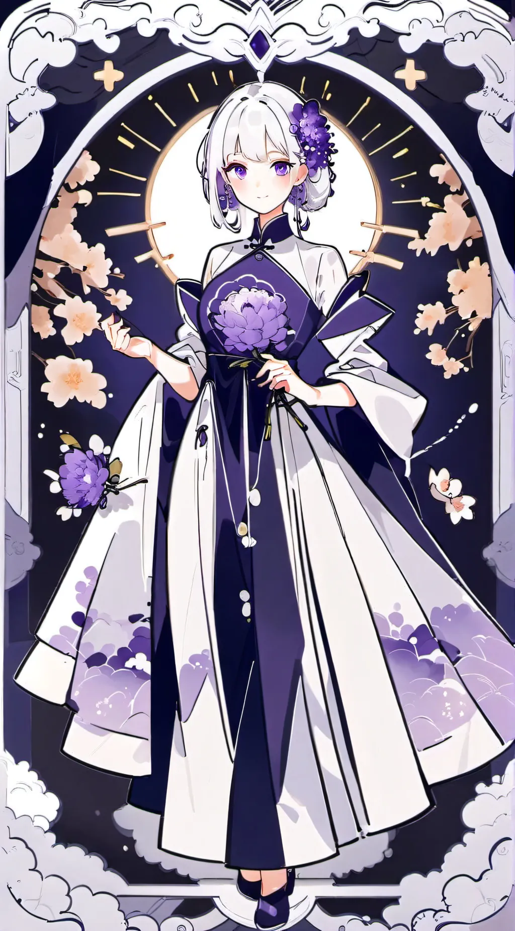 ai character: 珂夏 background