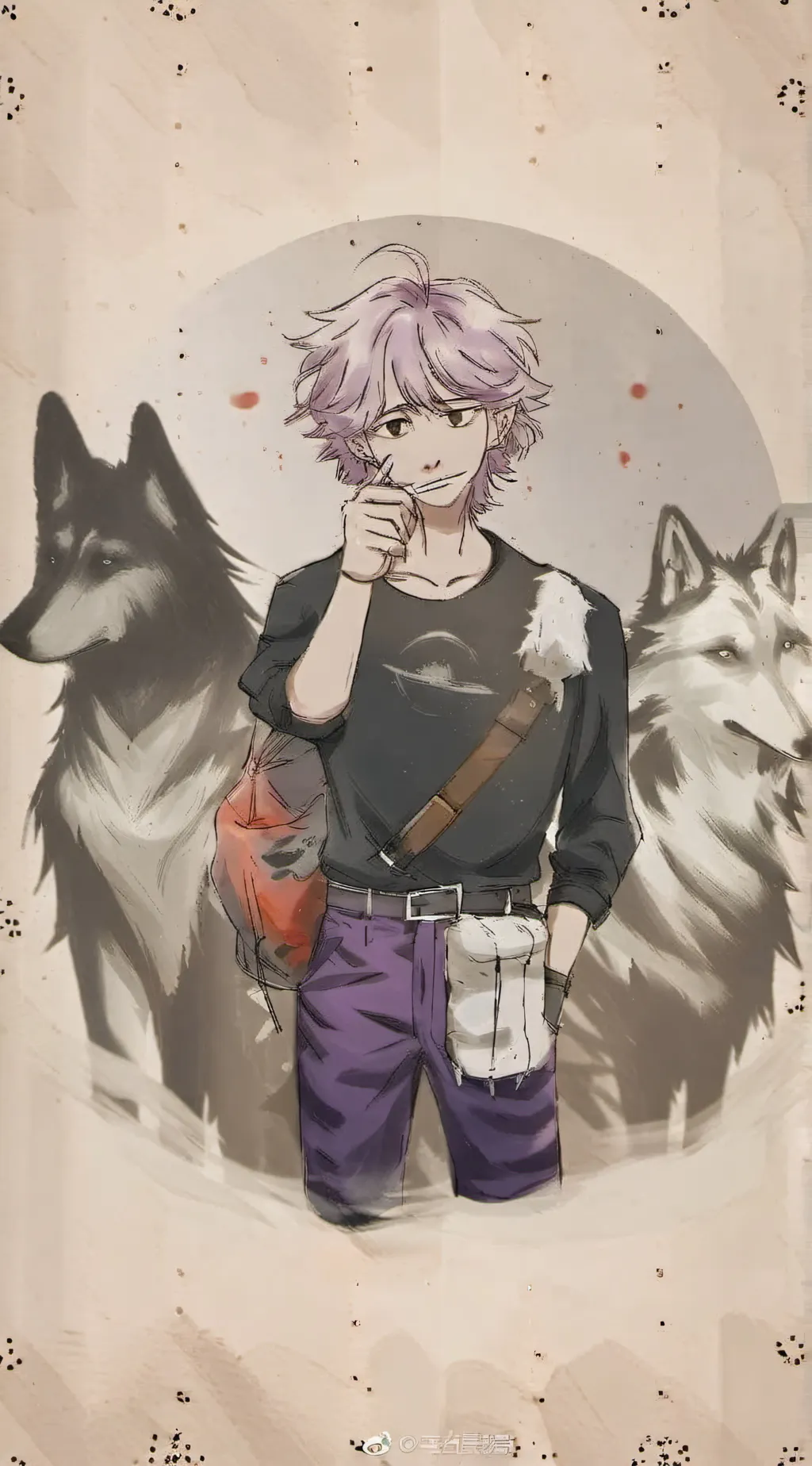 ai character: Keegan=_= background