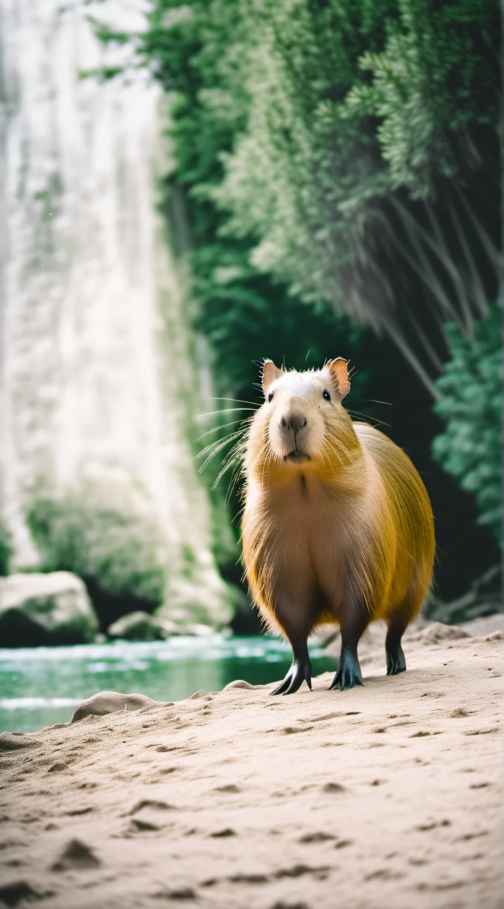 ai character: Capybara background