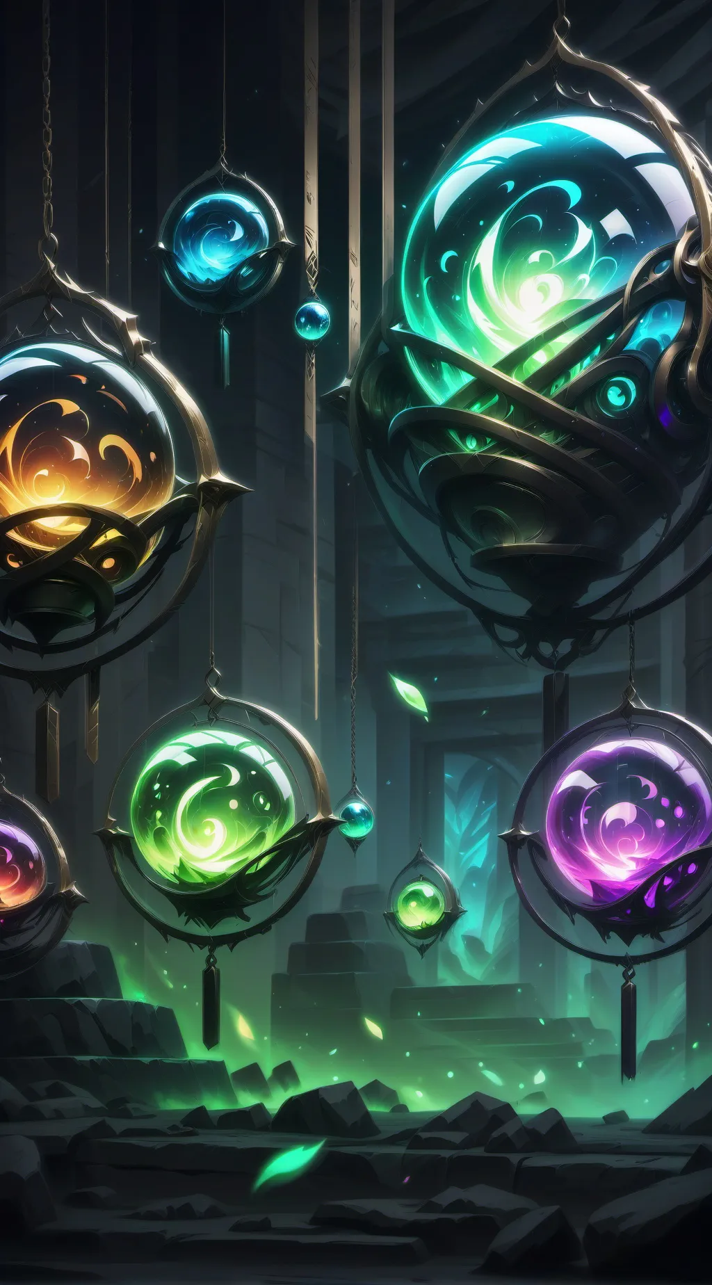 ai character: Magic Academy background