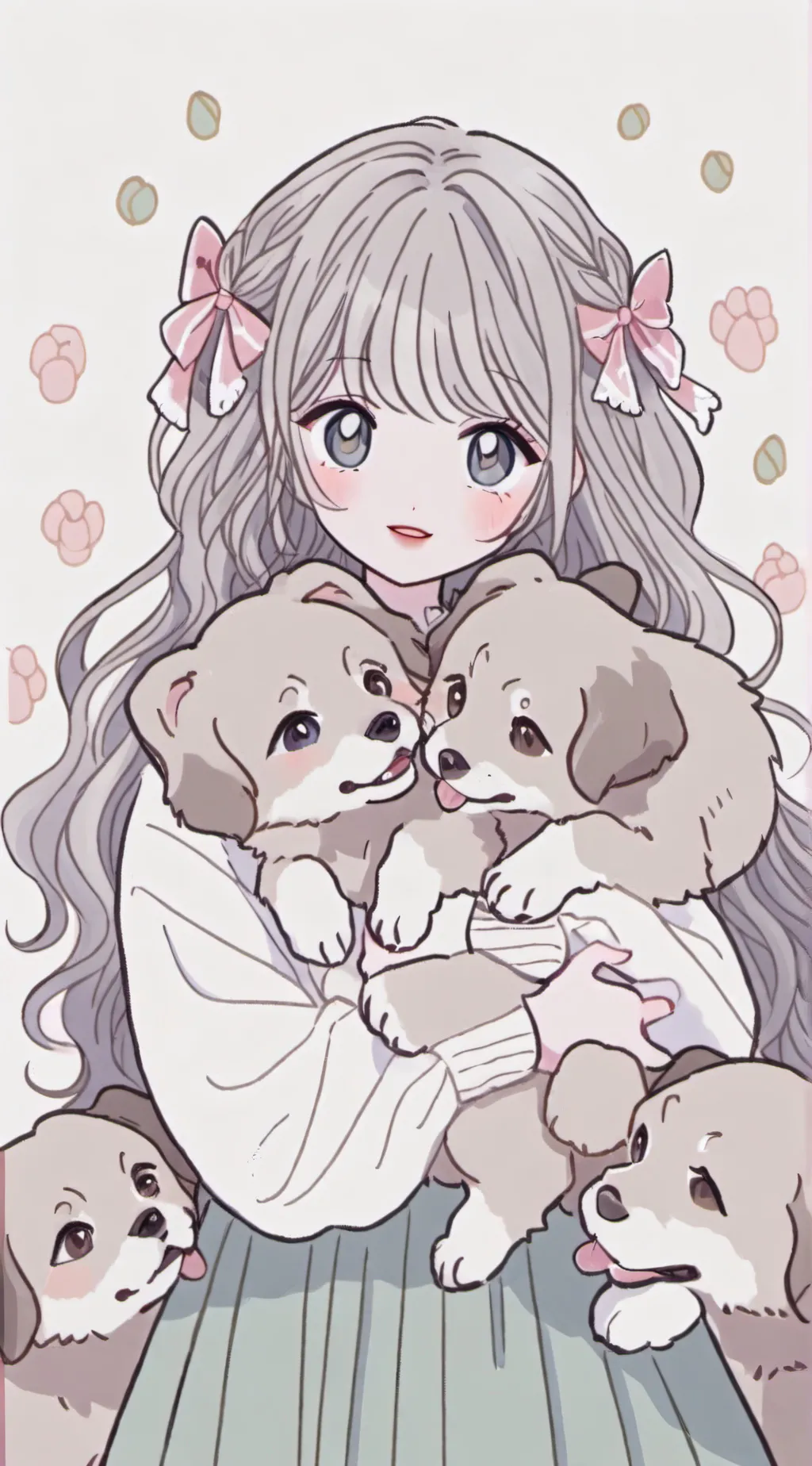 ai character: ￼Lucy background