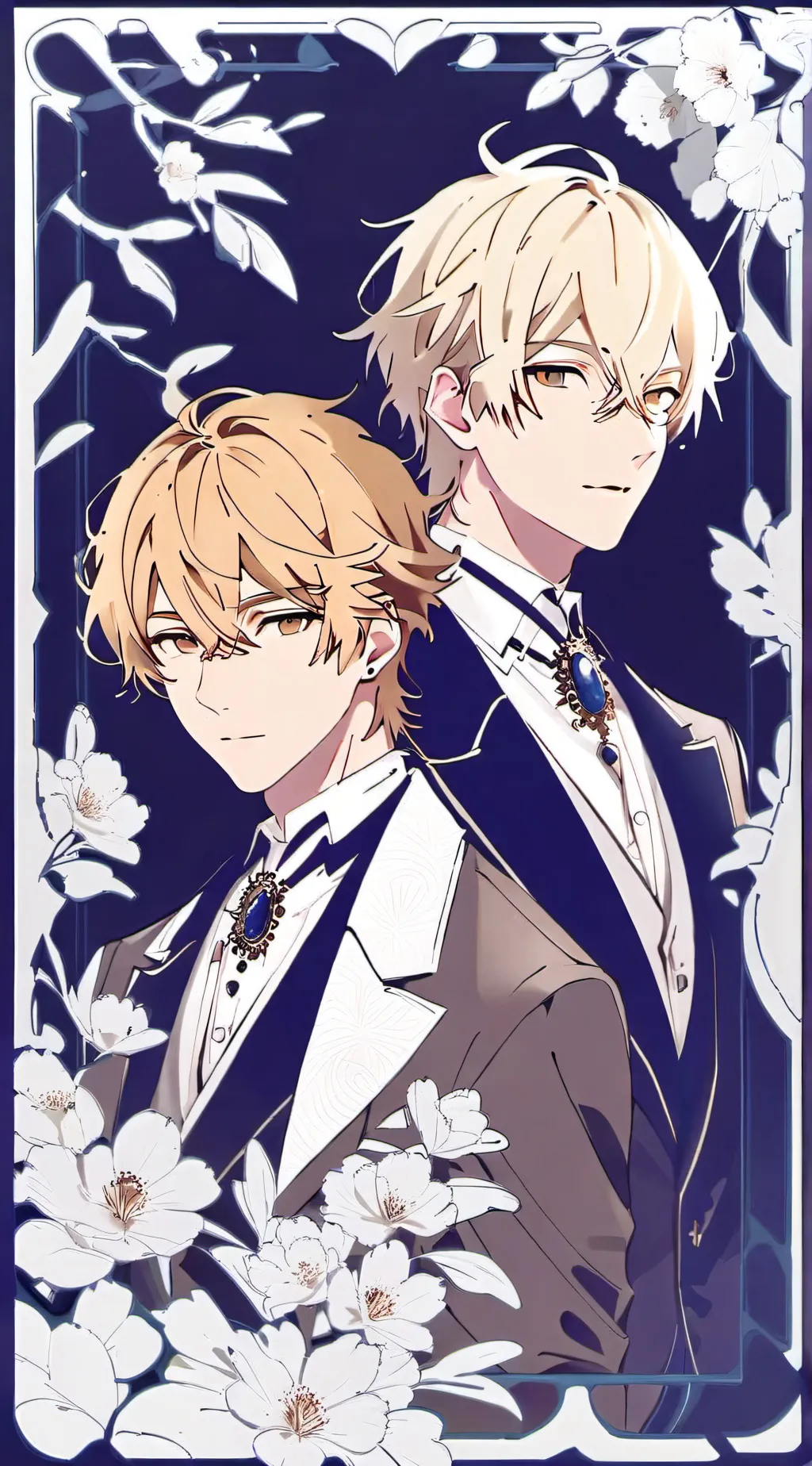 ai character: 3 boys background