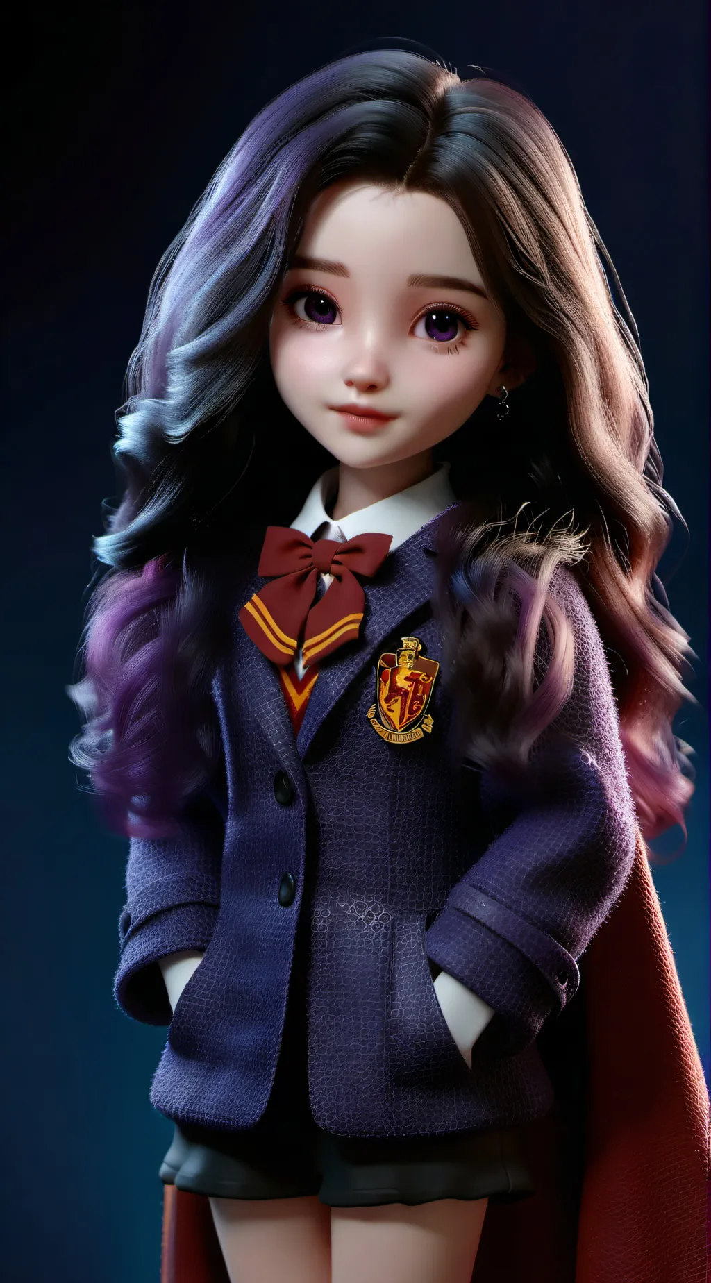 ai character: deathly Hallows  background