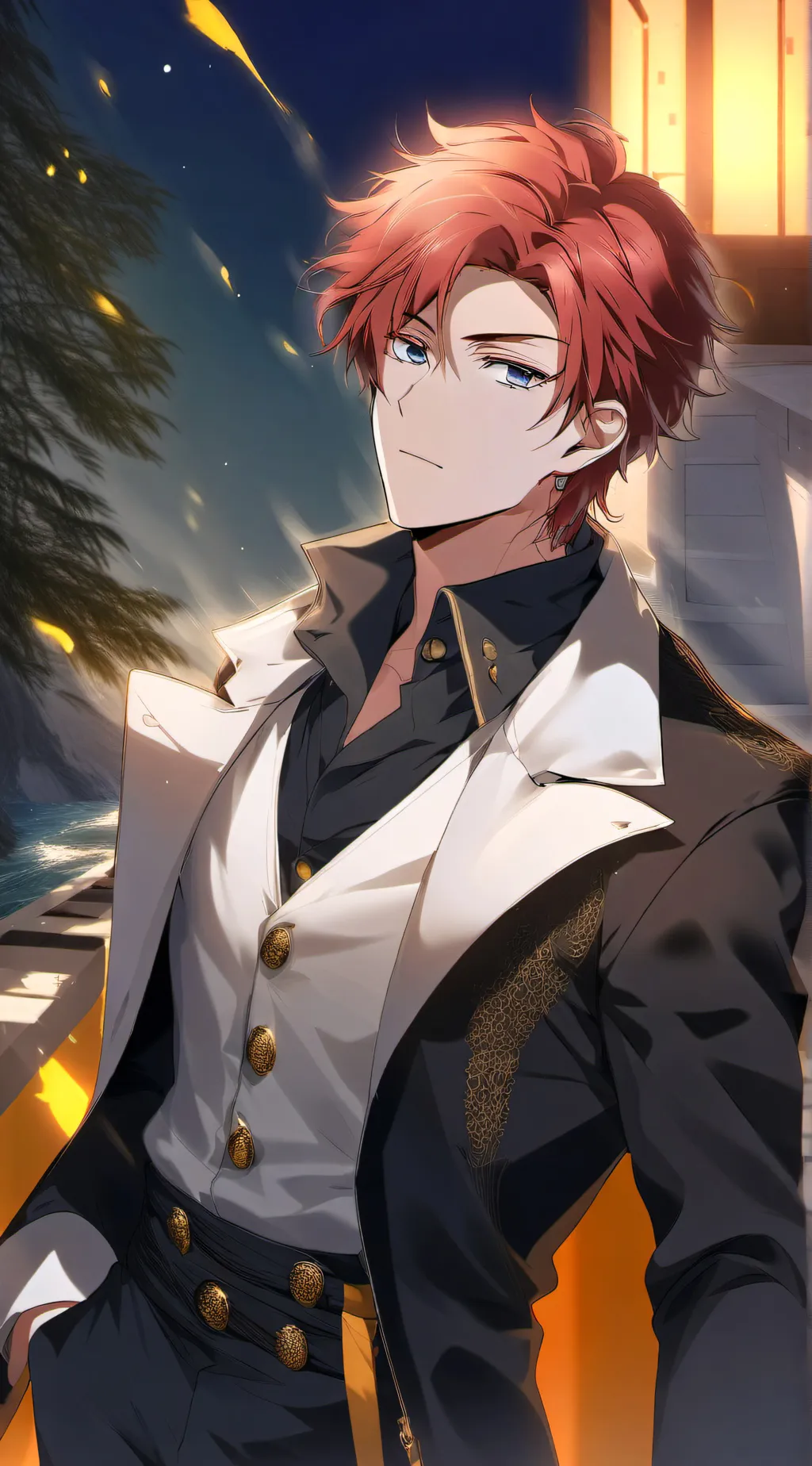 ai character: Castiel  background