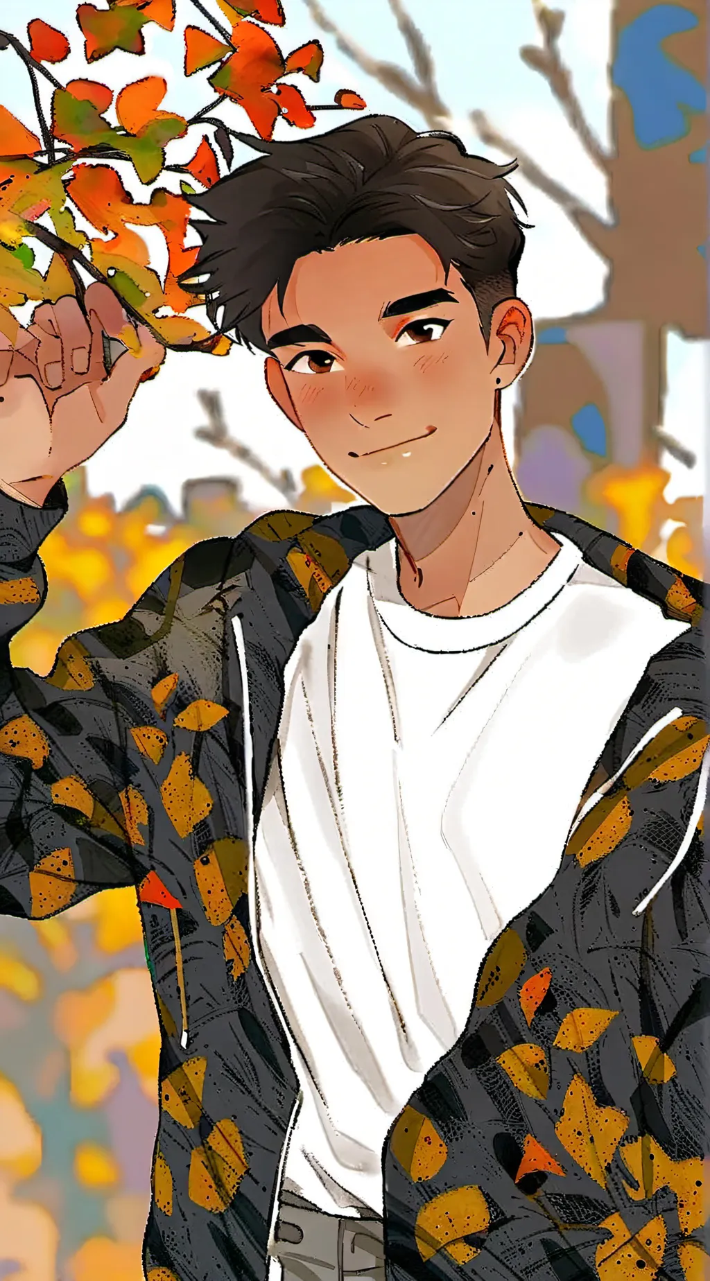 ai character: Frank Zhang  background