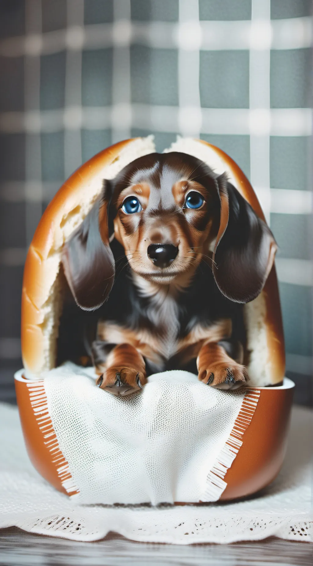 ai character: Hotdog background