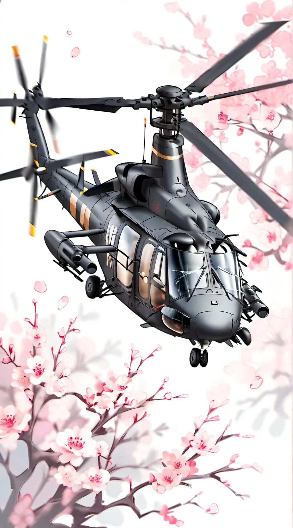 ai character: Military Helicopte background