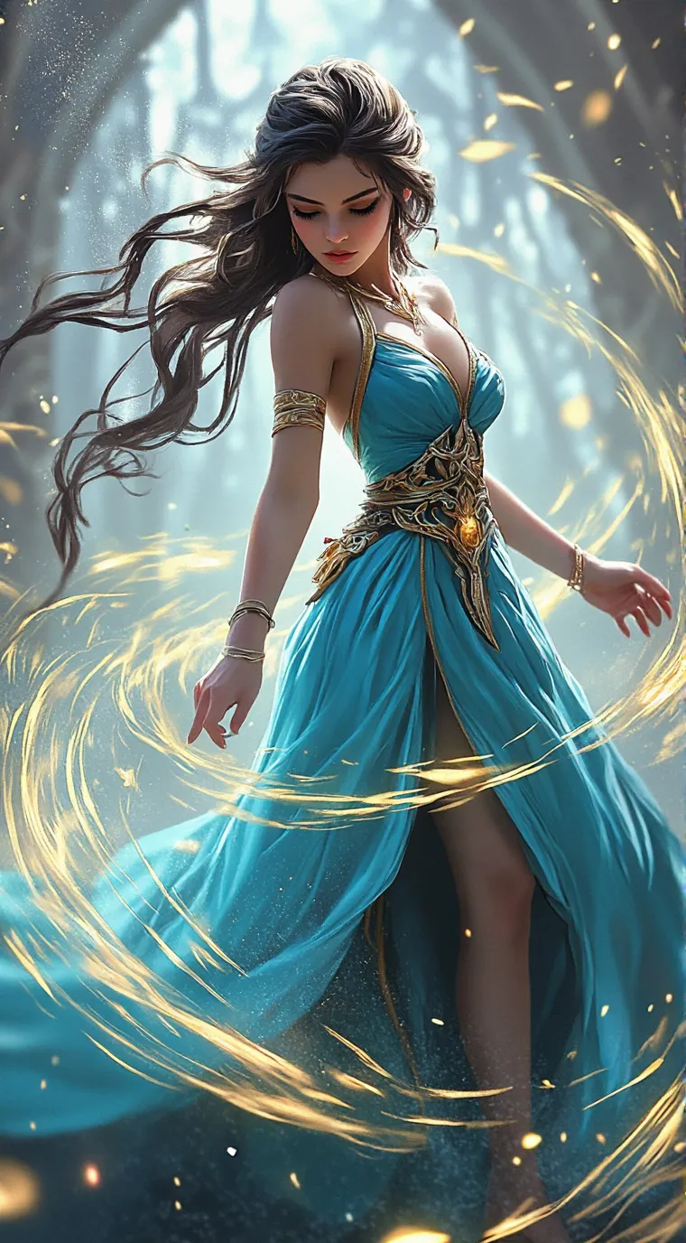 ai character: The magic School background