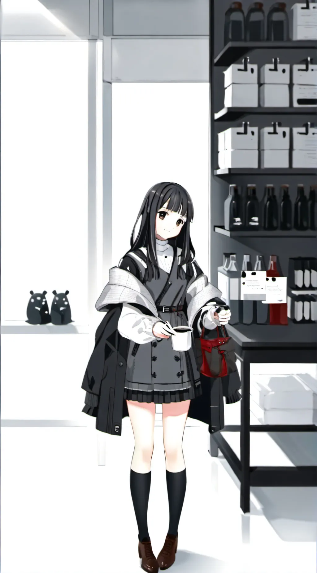 ai character: Sakura background