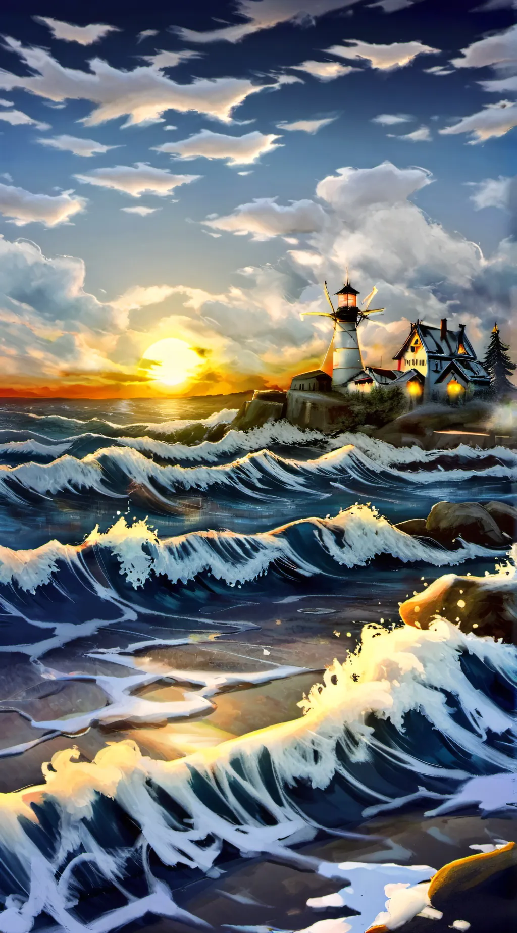 ai character: <\~🌺beach🌺~/> background