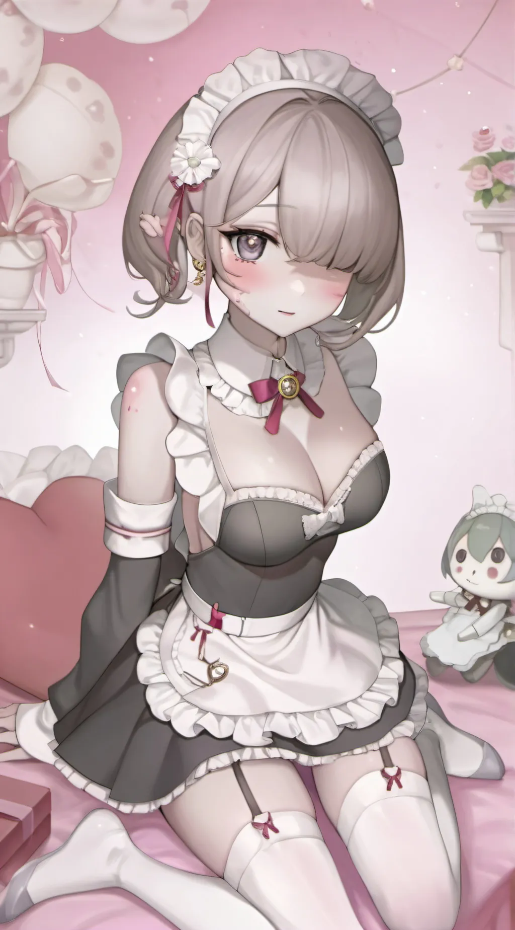 ai character: Robot Maid background