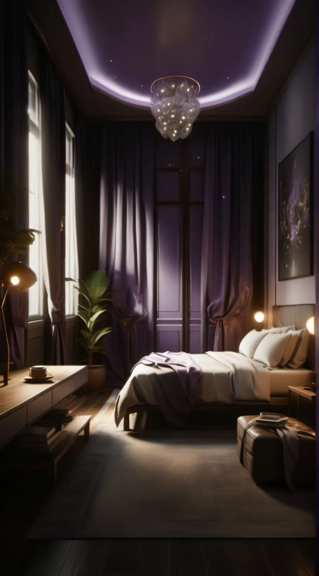 ai character: Slumber party  background