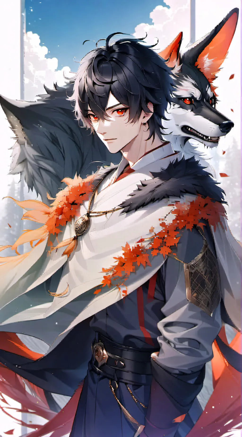 ai character: ash background