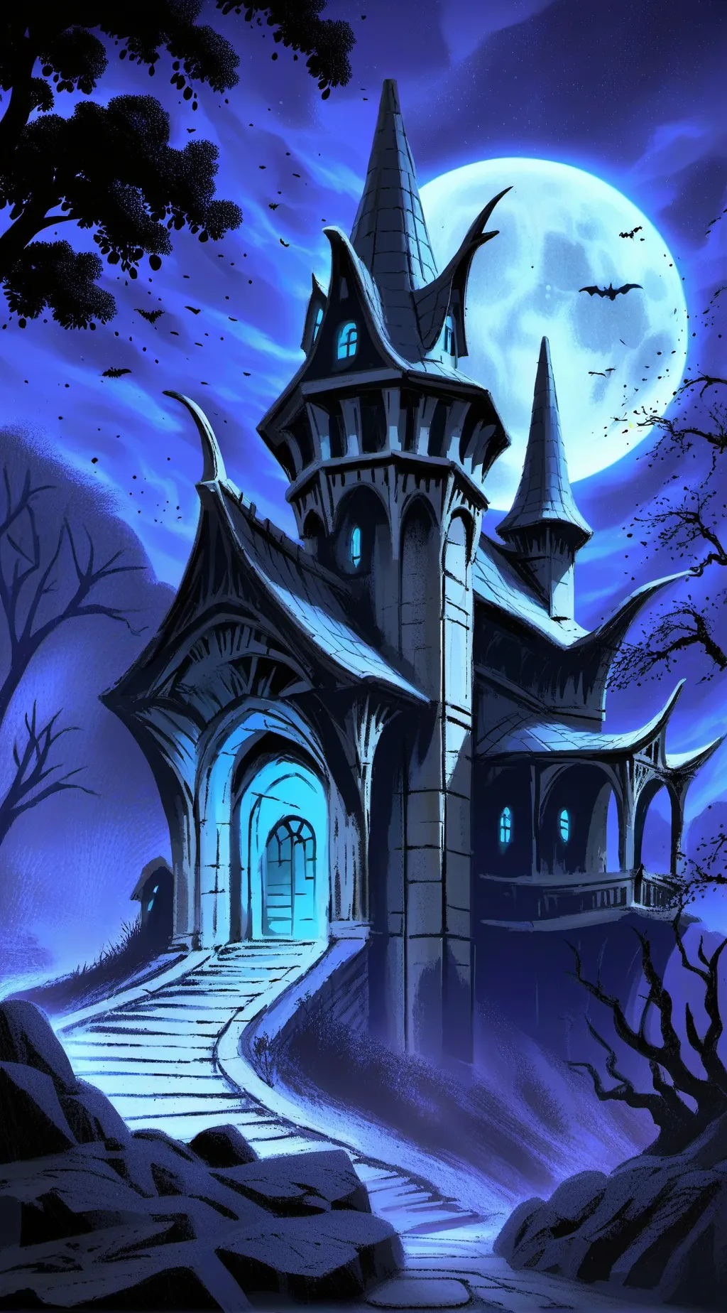 ai character: fpe Halloween! background