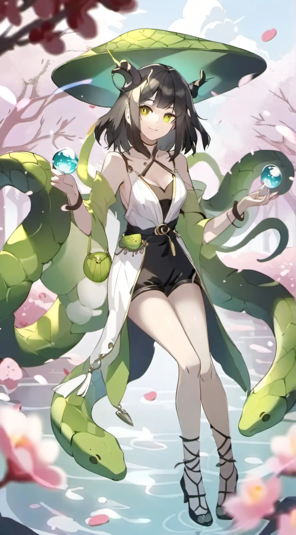 ai character: Mina background