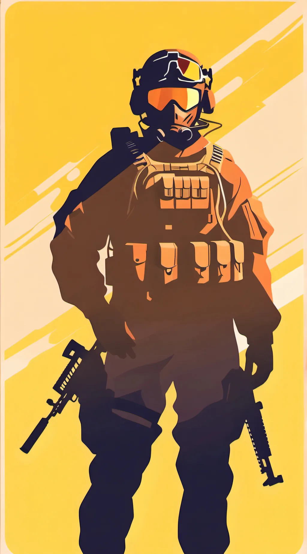 ai character: Ghost (cod) background