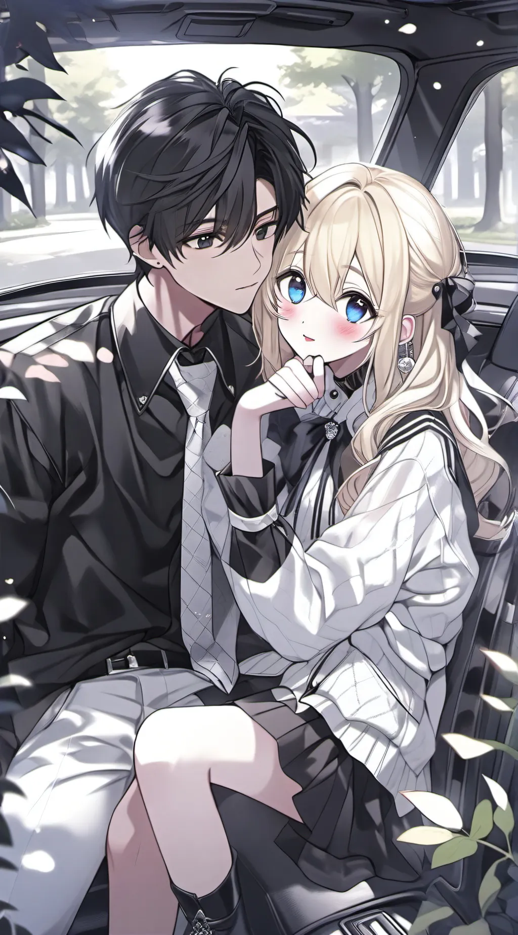 ai character: kai+lily background