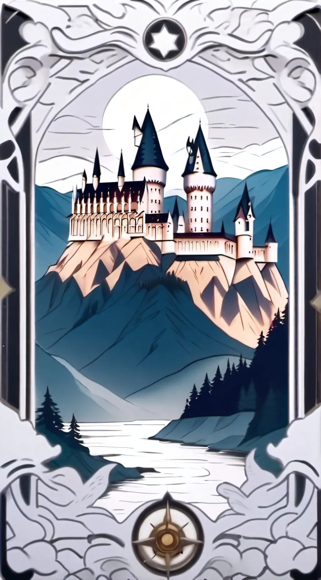 ai character: Hogwat x dif movie background