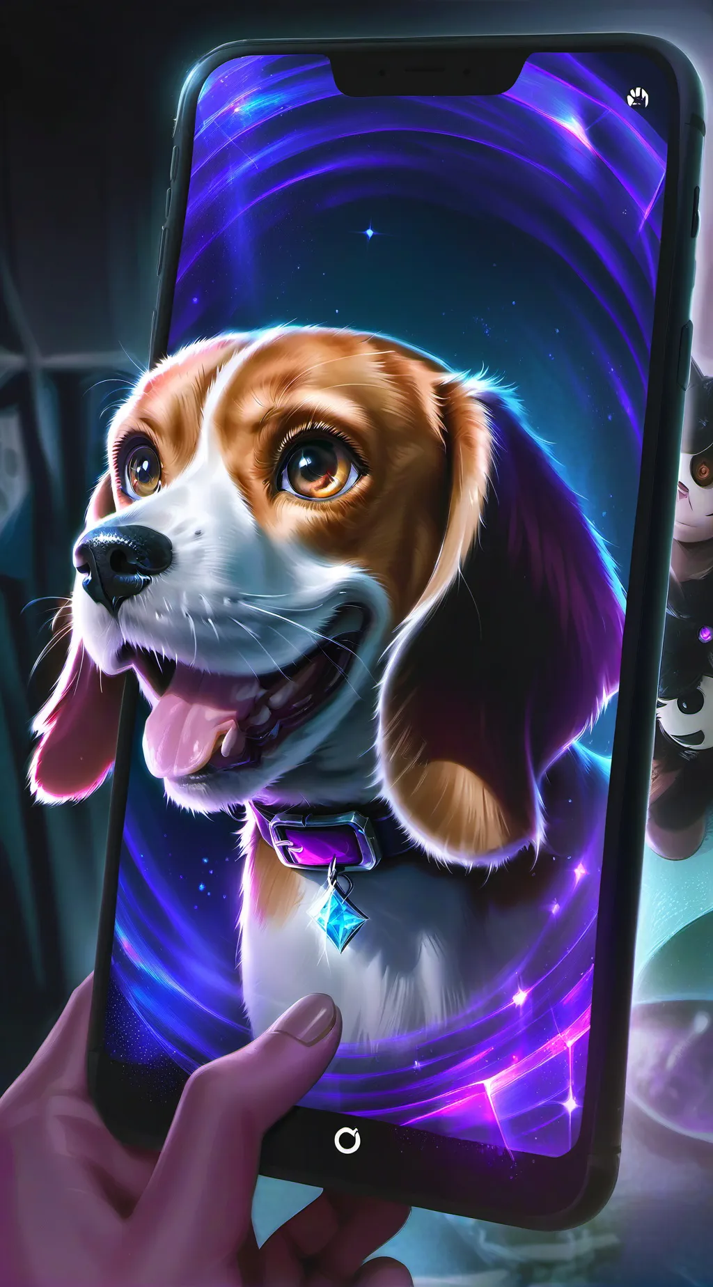 ai character: Tweetie Pup background