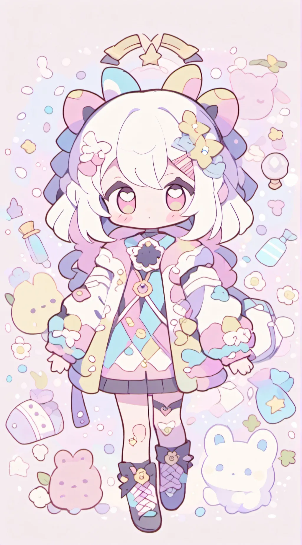 ai character: Coraline 2 background