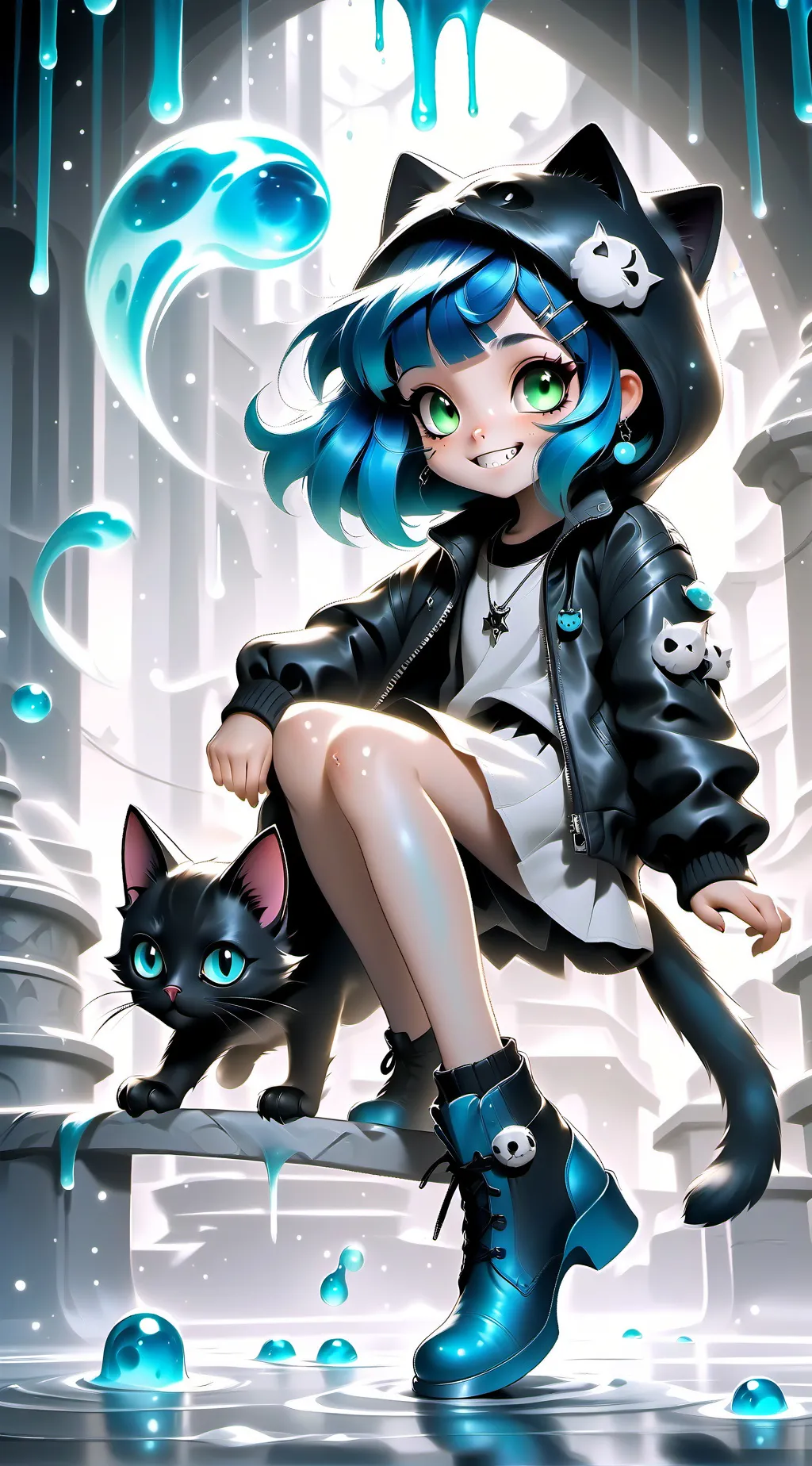 ai character: ash  background