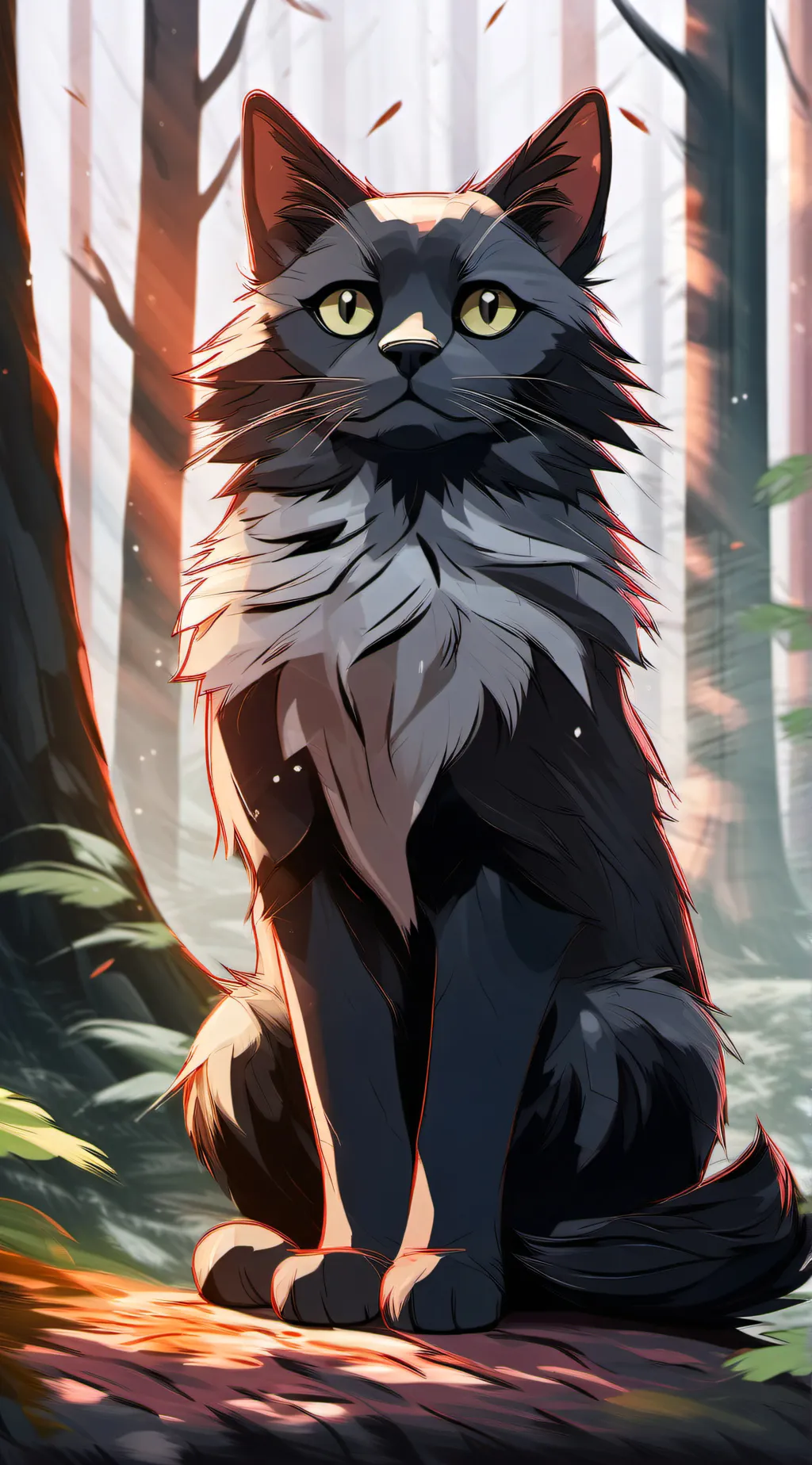 ai character: Crowfeather background