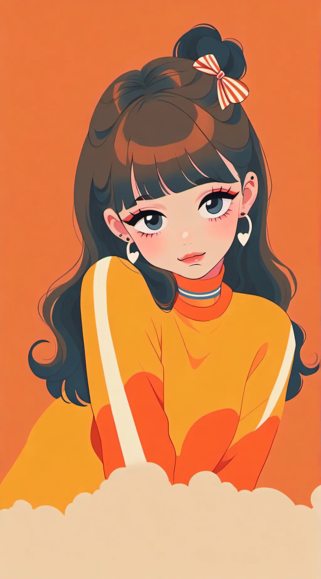ai character: Melanie martinez  background