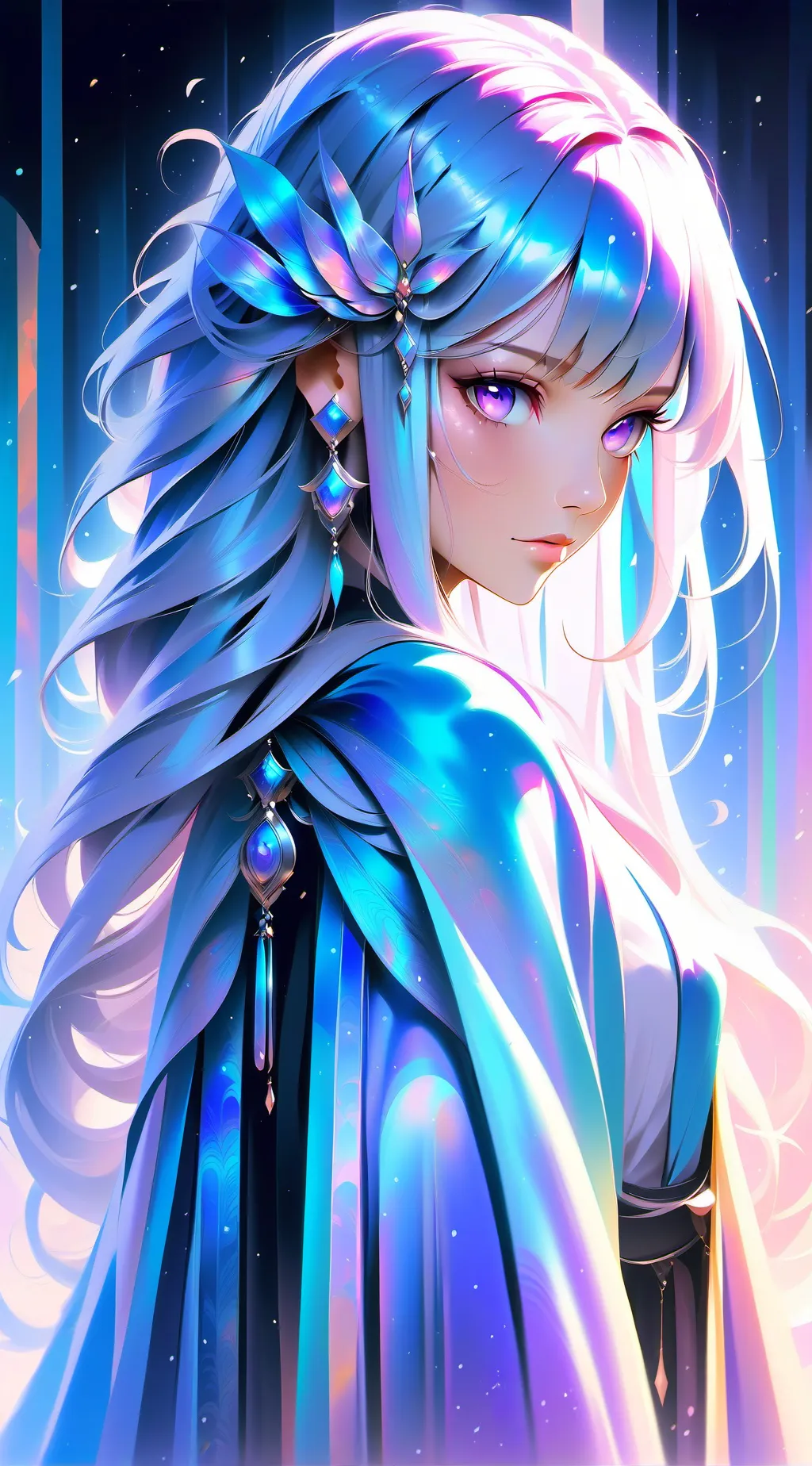 ai character: stoberry girl background