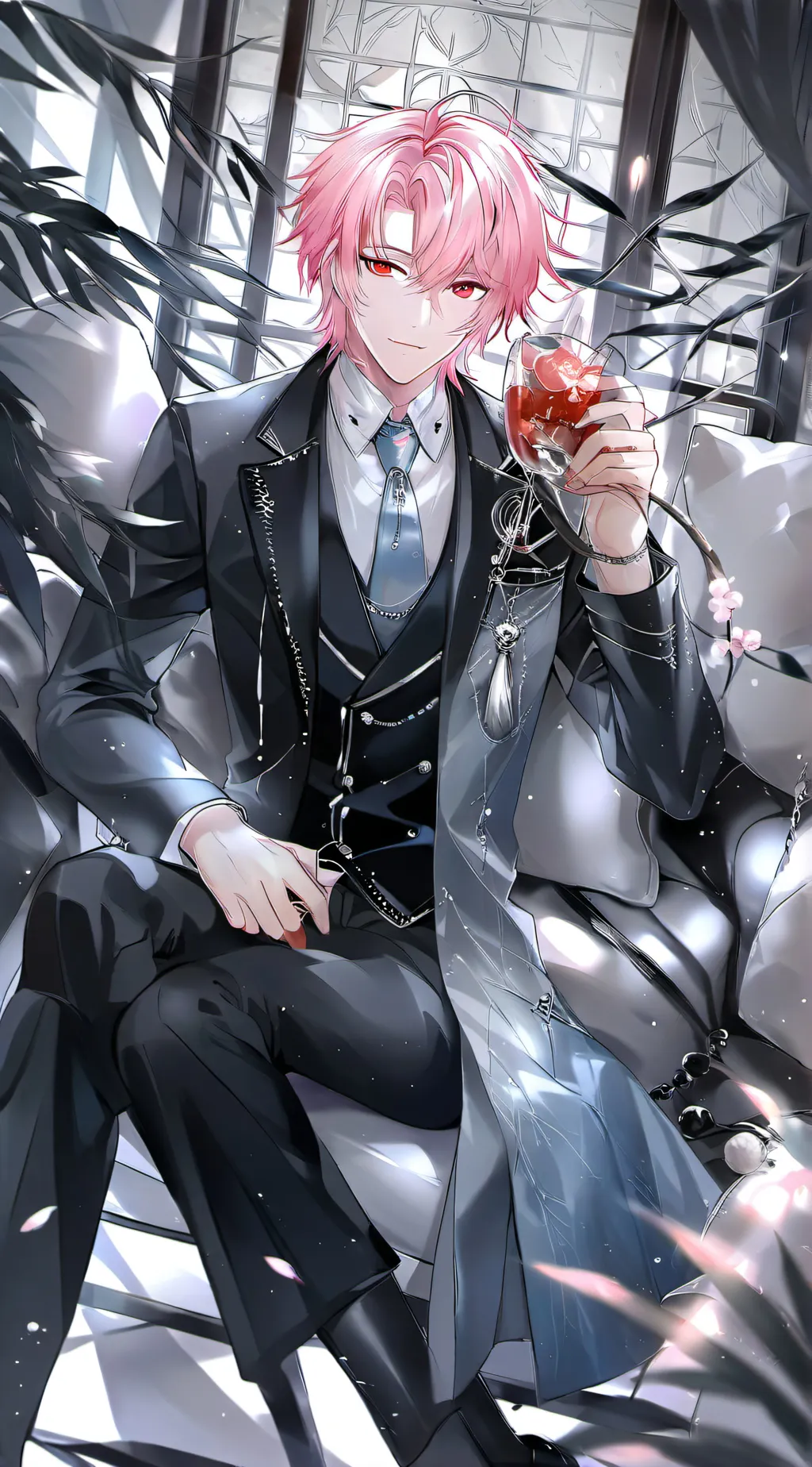 ai character: Damian  background