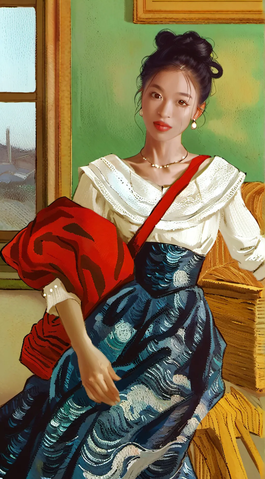 ai character: deborah  background