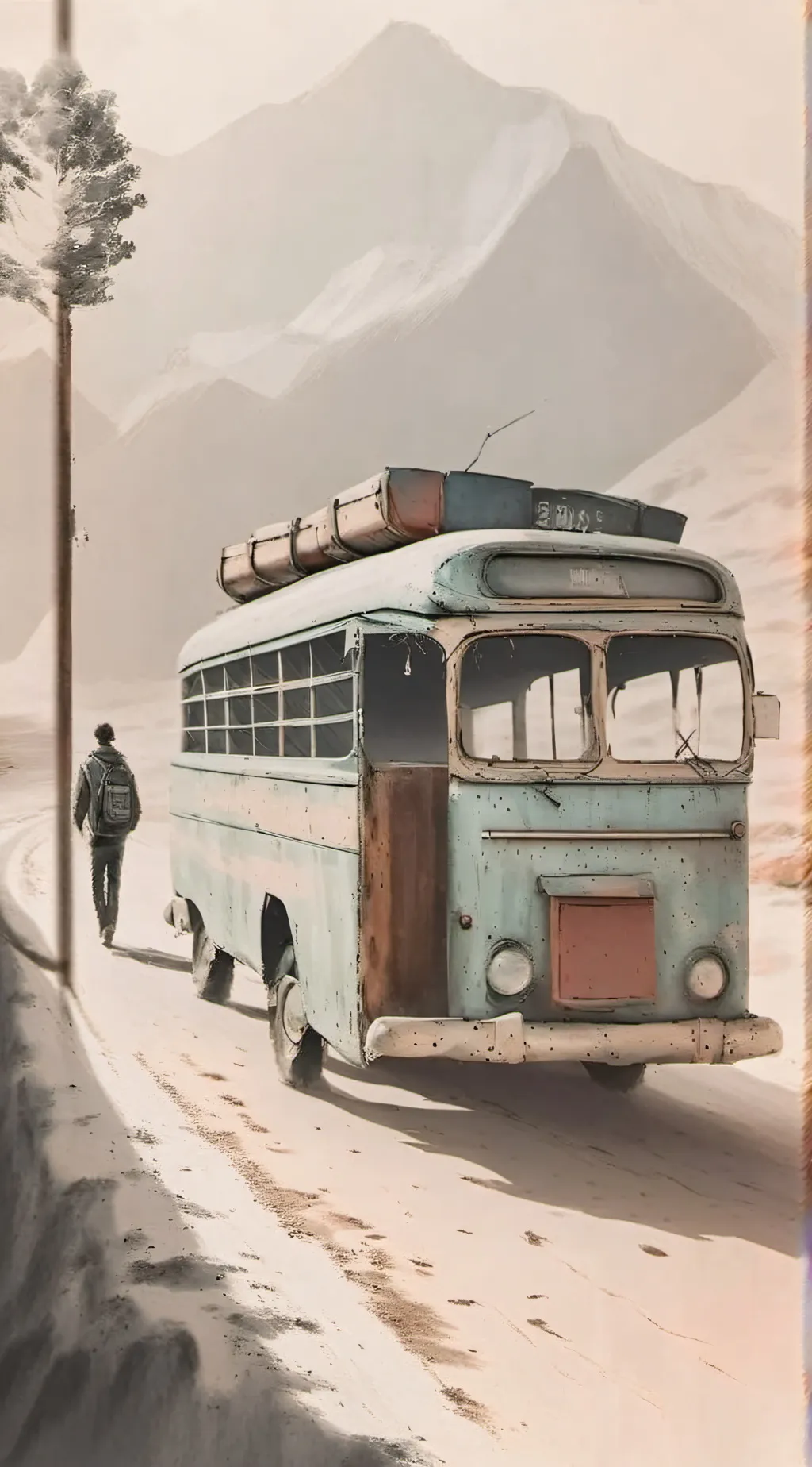 ai character: First day of hell background