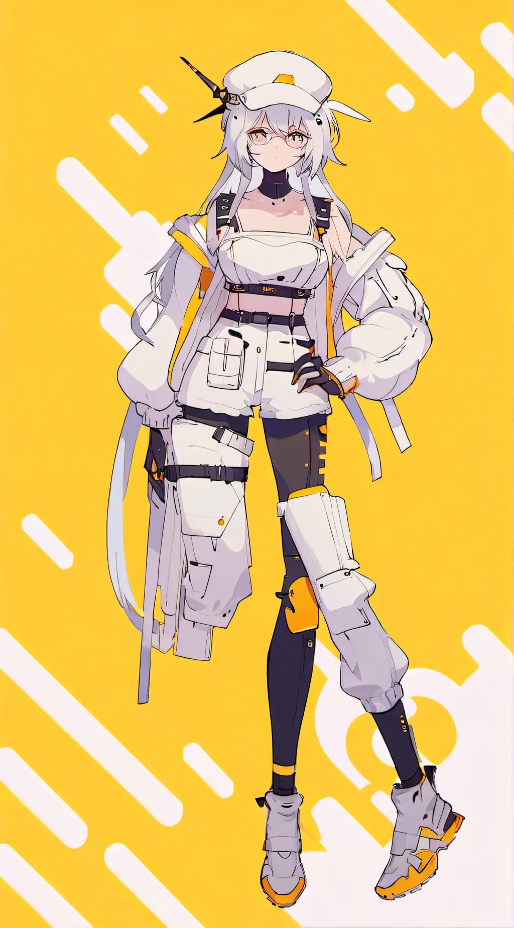 ai character: Electronmiku background