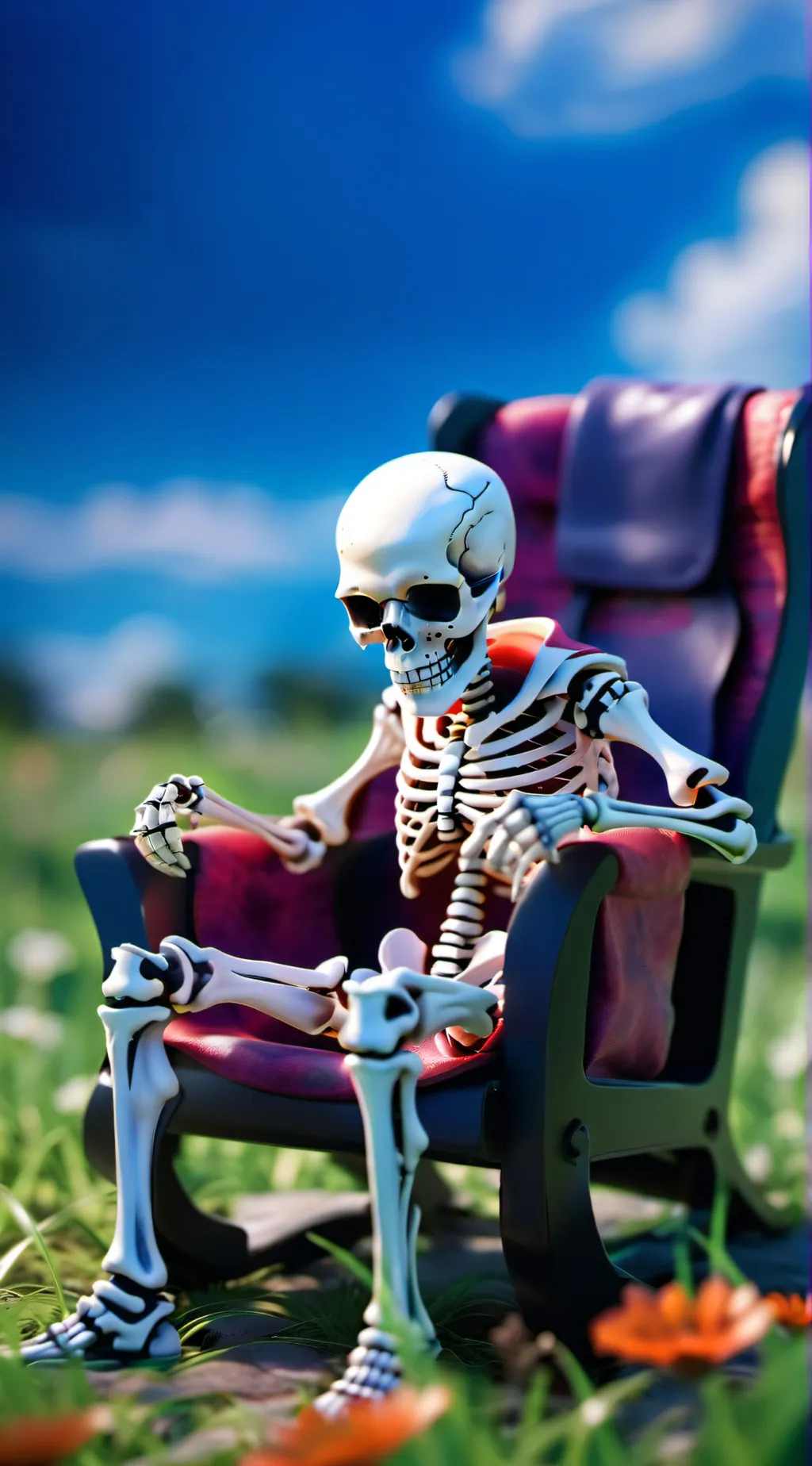 ai character: ? background