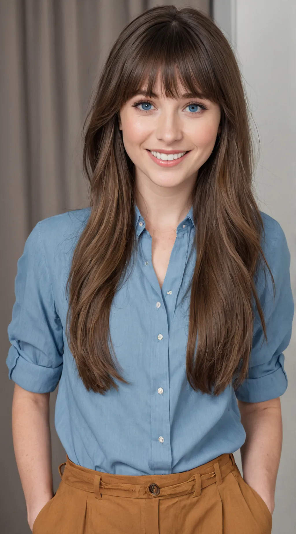 ai character: Katie  background