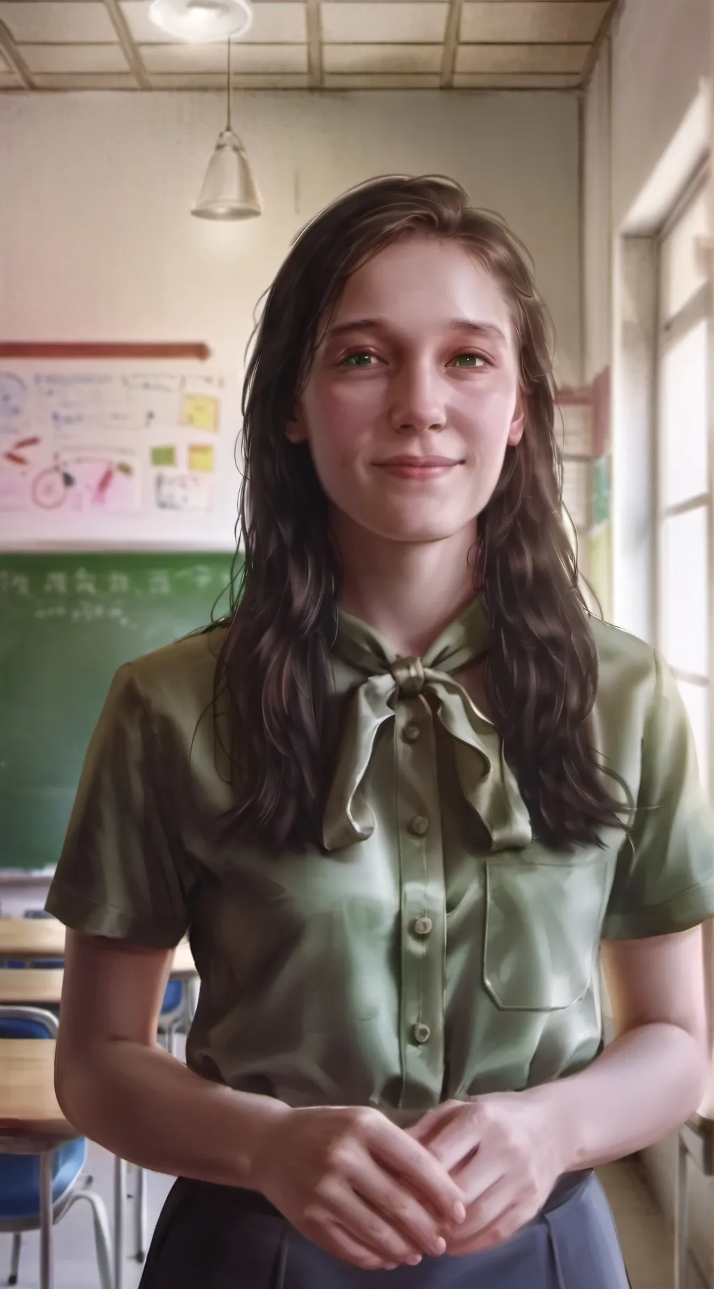 ai character: Ms. Spoon  background