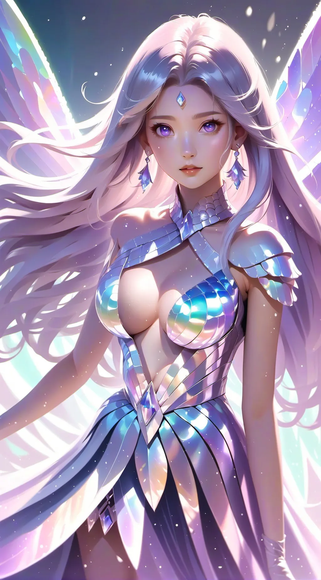 ai character: boob queen background