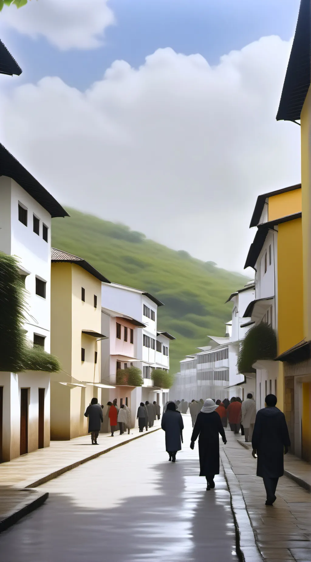 ai character: townspeople background