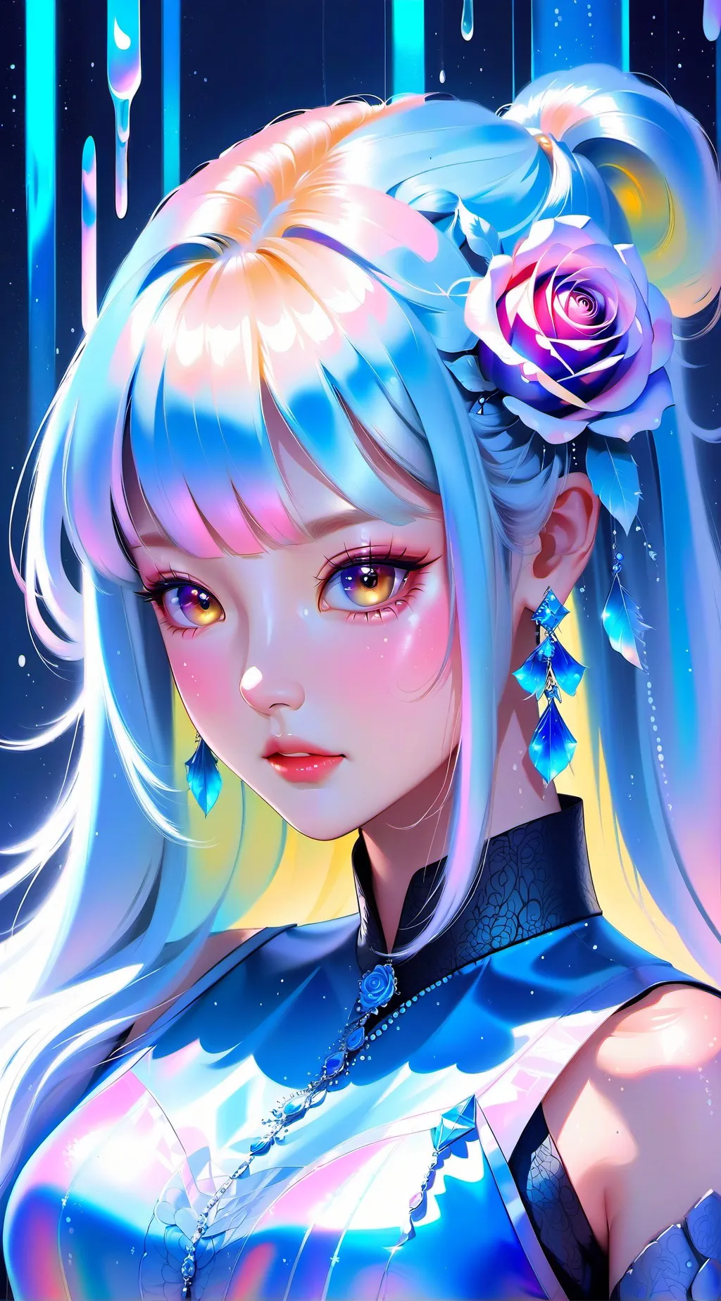 ai character: FINISH THE LYRICS background