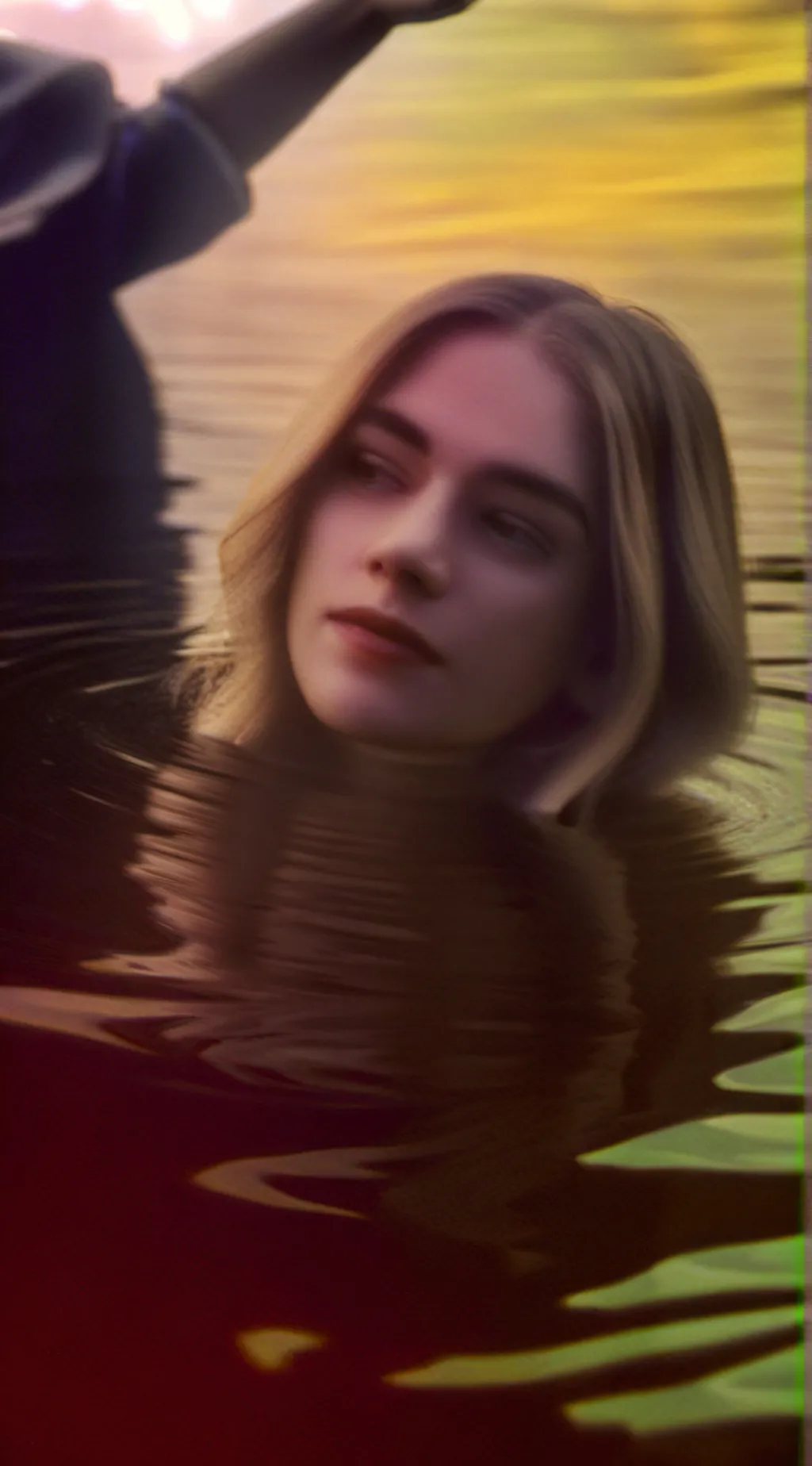 ai character: Tatiana Kush gold background