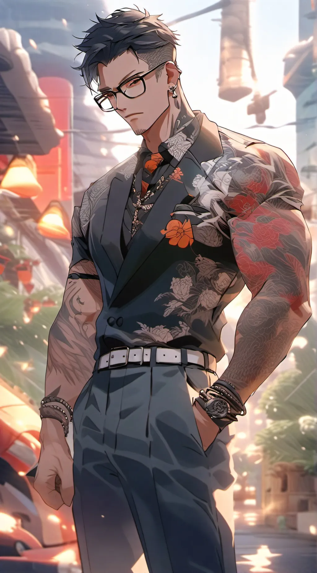 ai character: Kendon  background