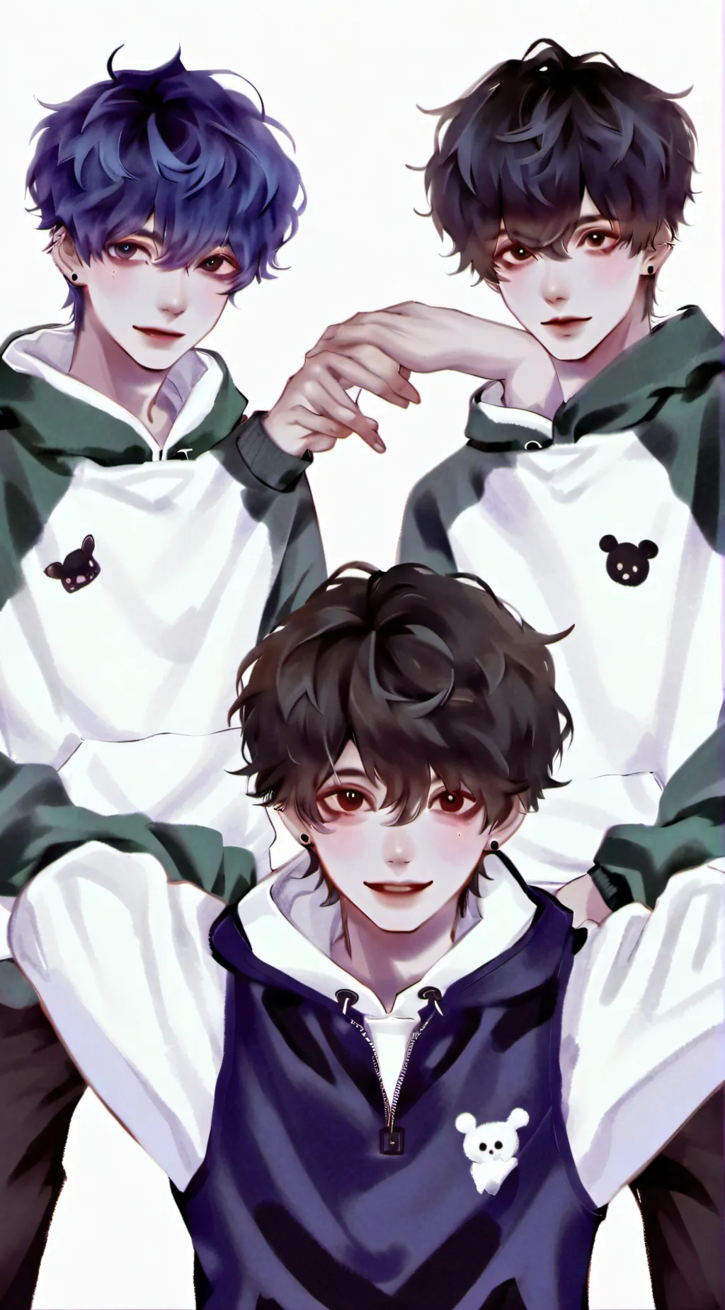 ai character: brothers  background