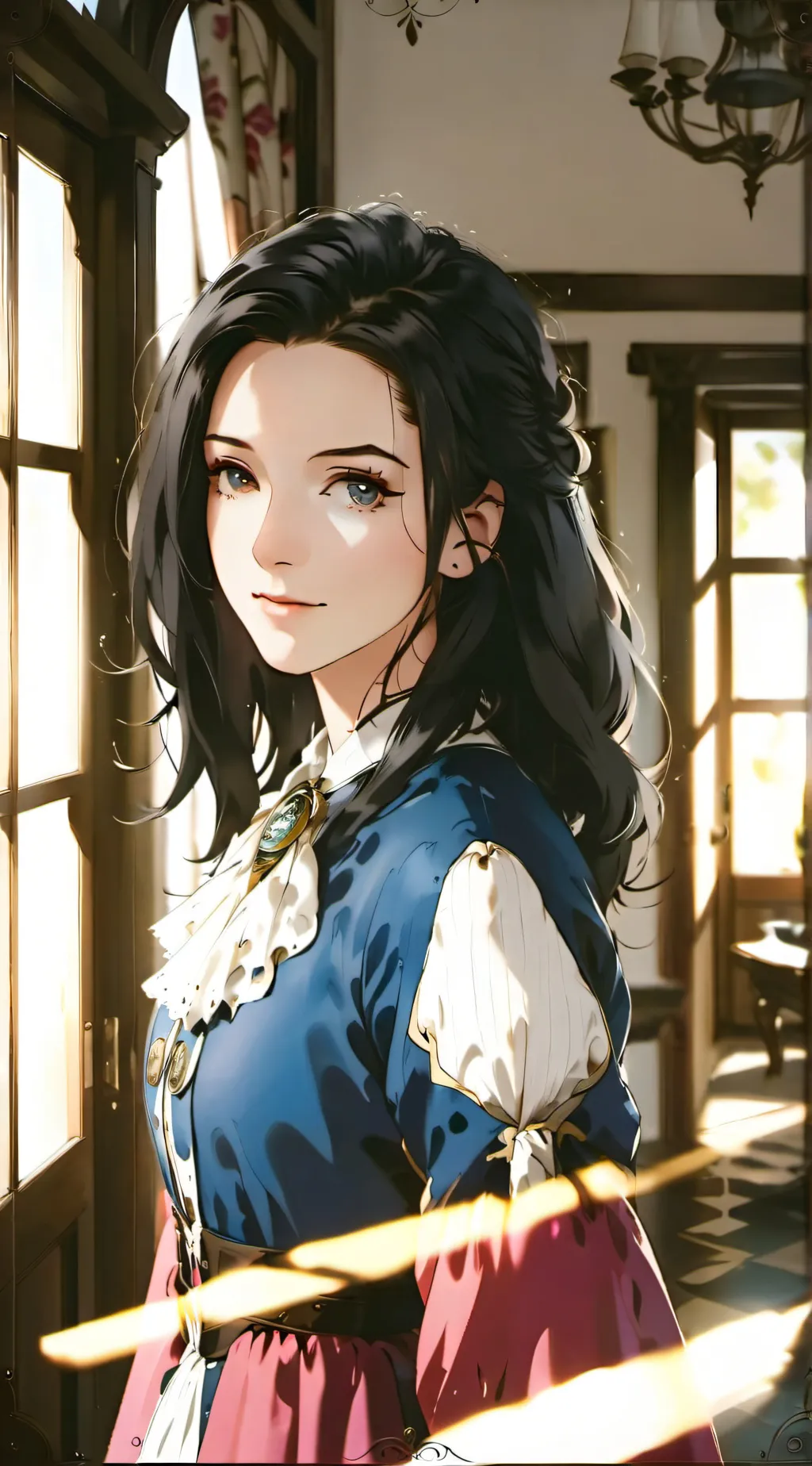 ai character: Rose🌹 background