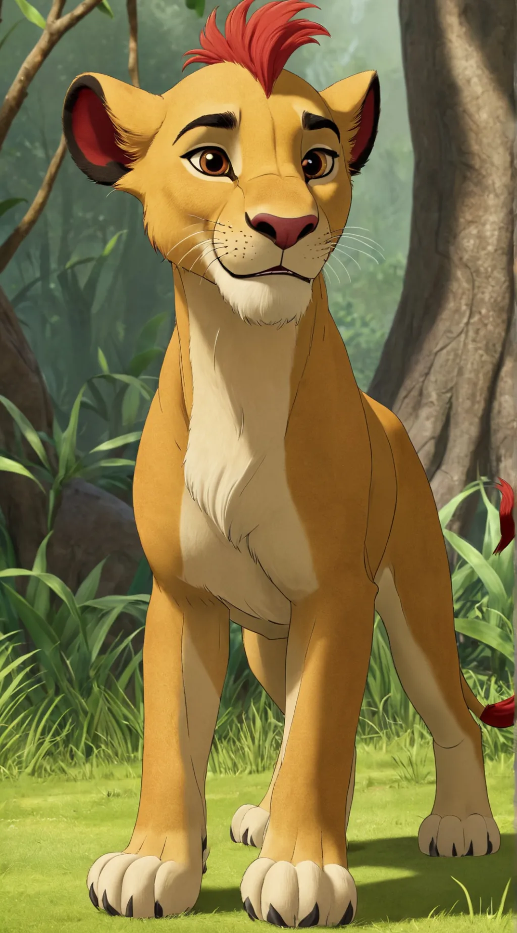 ai character: the lion guard background