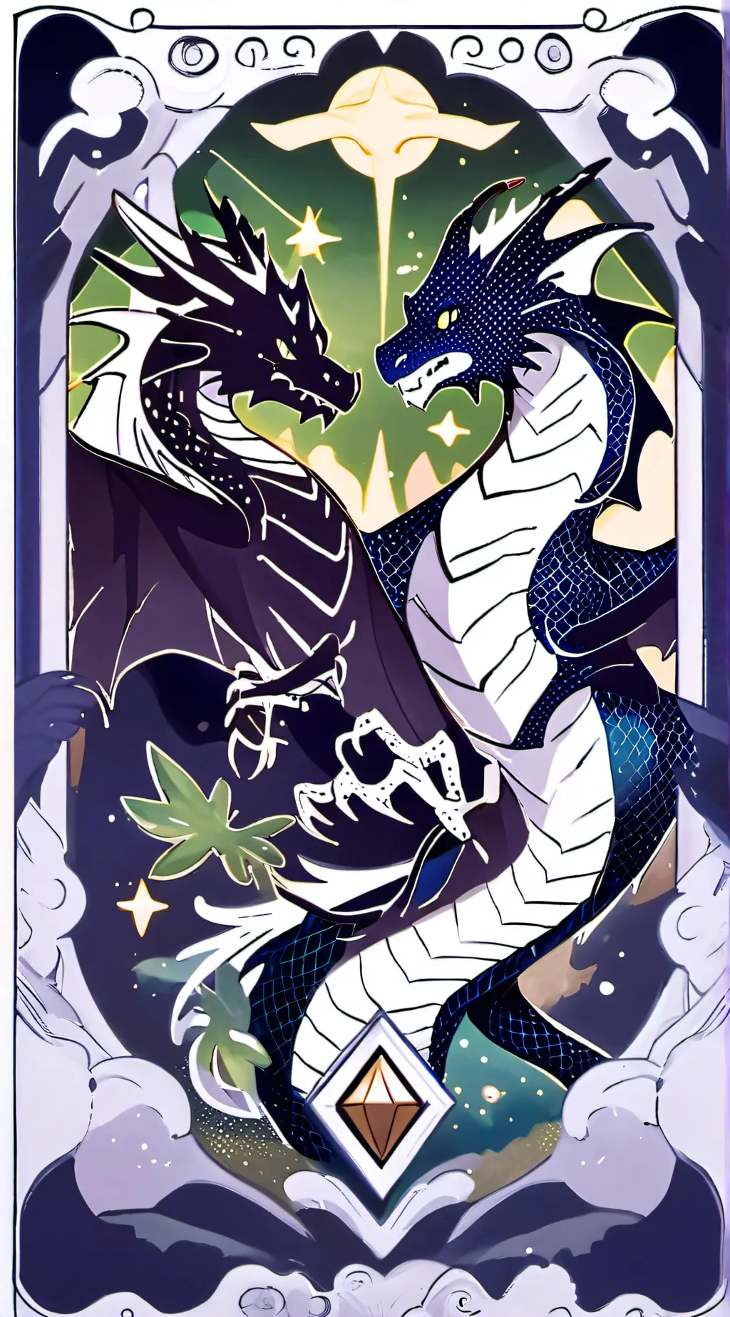 ai character: evil toothless  background