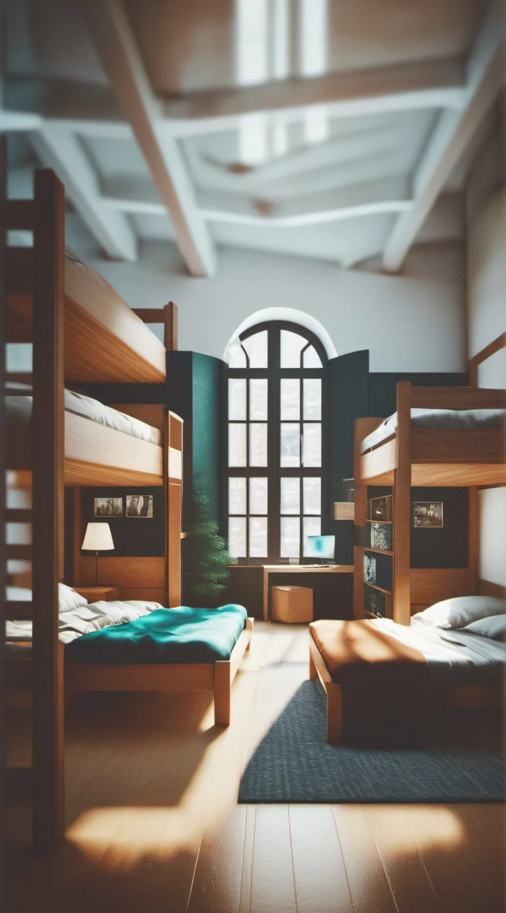 ai character: Dorm Room background