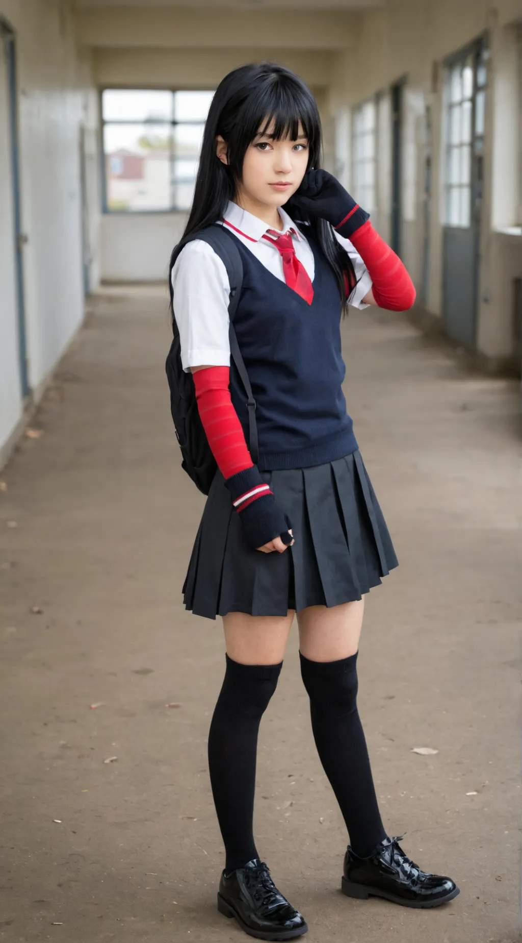 ai character: you look like a background