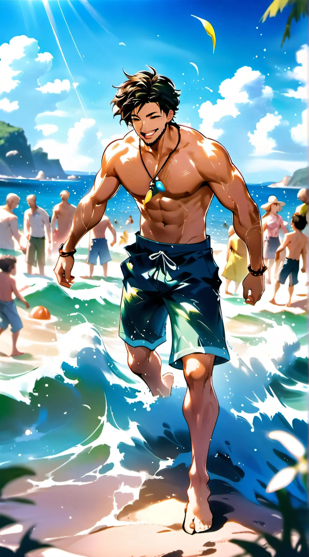 ai character: Focus background