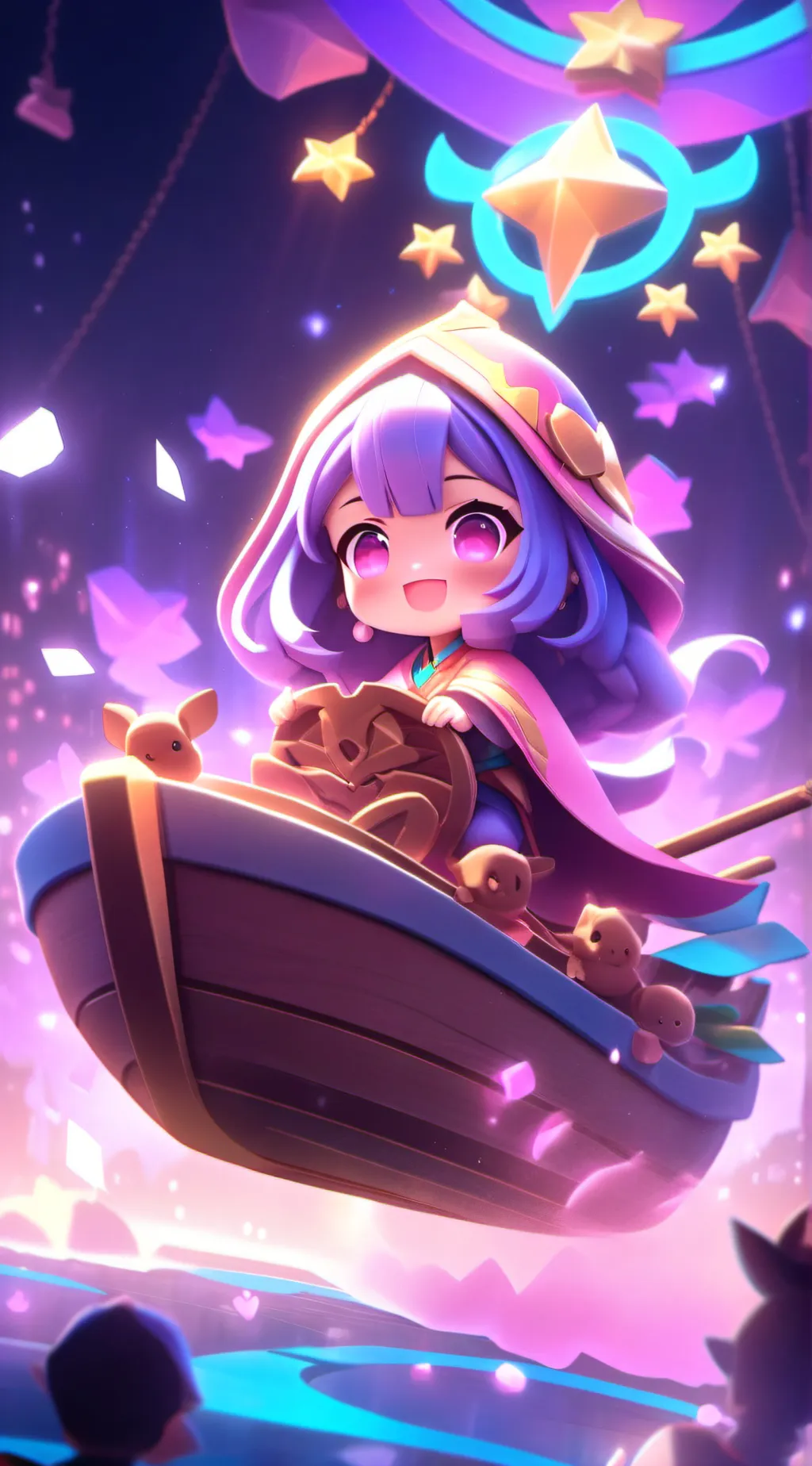 ai character: Sky background