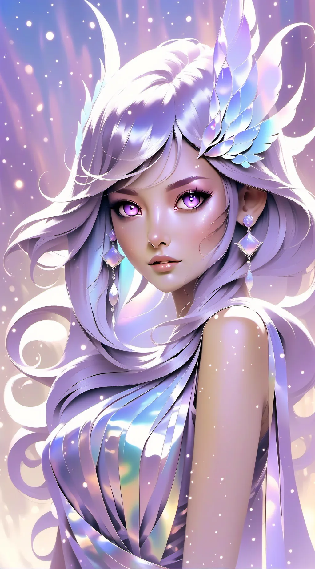 ai character: Princess sparkle background